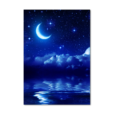 Bild auf Acrylglas vertikal Der Himmel bei Nacht