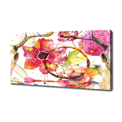 Wandbild Blumenmuster