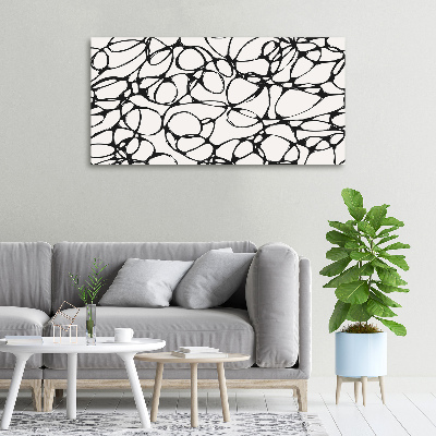 Bild auf leinwand Chaotische Kreise