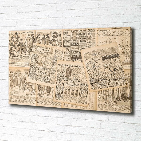 Fotobild Eine alte Zeitung