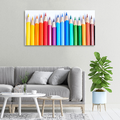 Wandbild Buntstifte