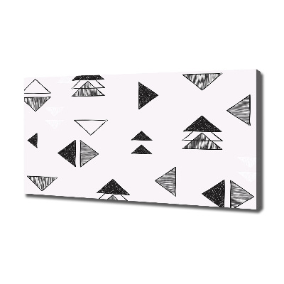 Wandbild Dreieckshintergrund