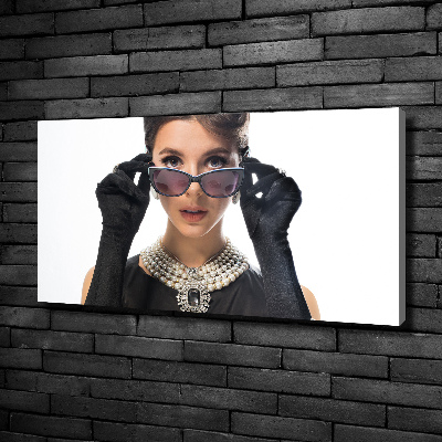 Fotobild Frau mit Brille