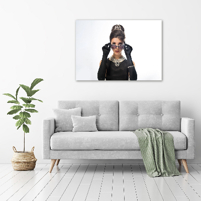 Fotobild Frau mit Brille