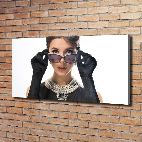 Fotobild Frau mit Brille