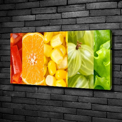 Bild auf leinwand Obst und Gemüse