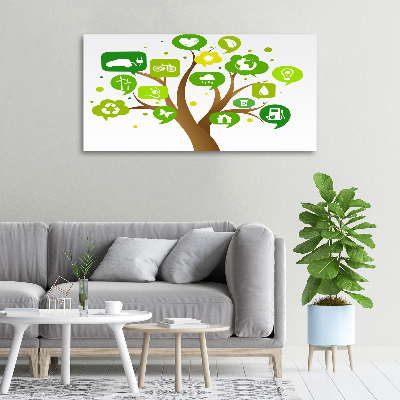 Bild auf leinwand Ökologischer Baum
