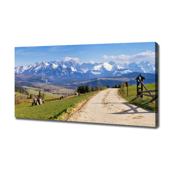 Fotobild Panorama der Tatra-Berge