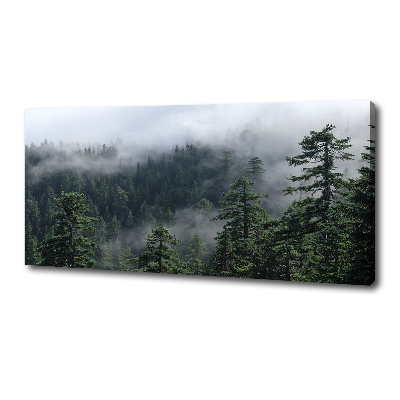 Bild auf leinwand Waldnebel