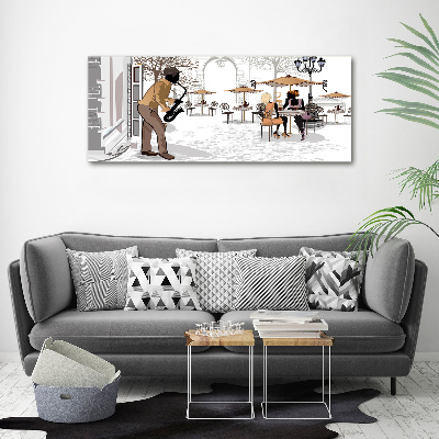 Bild auf leinwand Straßenmusiker