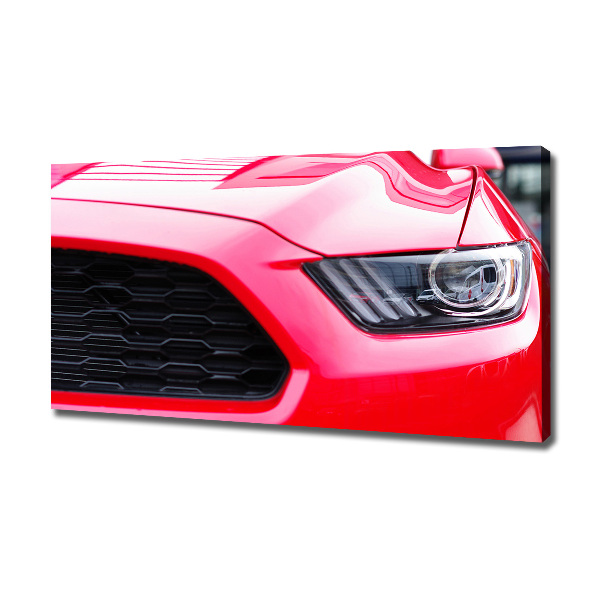 Bild auf leinwand Roter Mustang