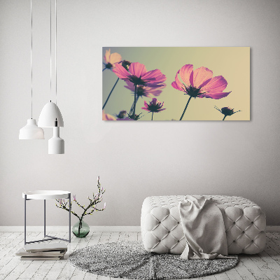 Wandbild Rosa Blüten