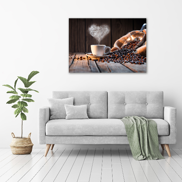 Bild auf leinwand Eine Tasse Kaffee