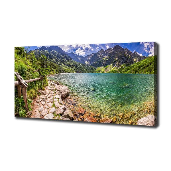 Wandbild Das Meeresauge der Tatra-Berge