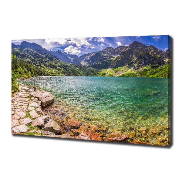 Wandbild Das Meeresauge der Tatra-Berge