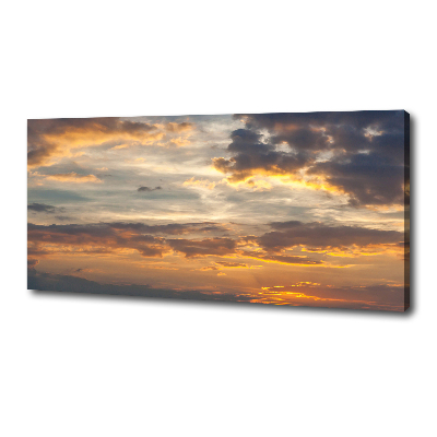 Bild auf leinwand Sonnenuntergang
