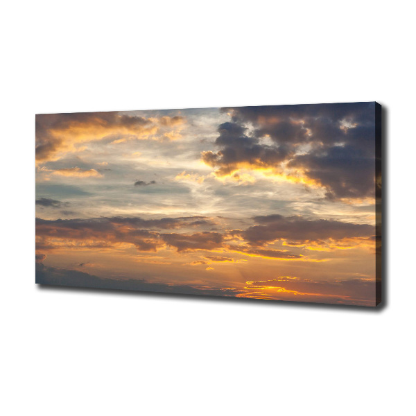 Bild auf leinwand Sonnenuntergang