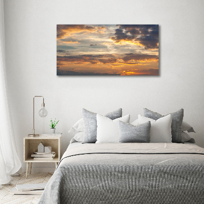 Bild auf leinwand Sonnenuntergang
