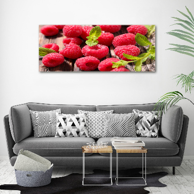 Wandbild Himbeeren