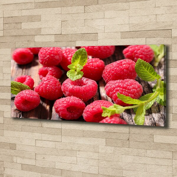 Wandbild Himbeeren
