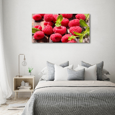Wandbild Himbeeren