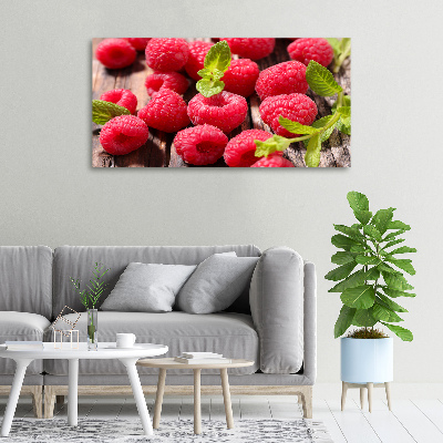 Wandbild Himbeeren