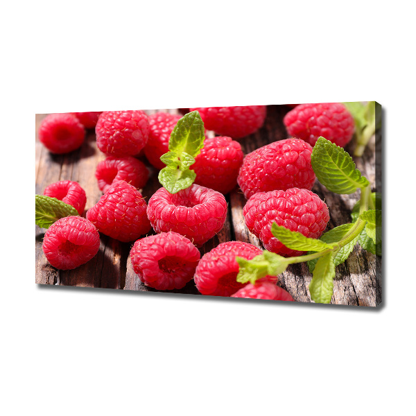 Wandbild Himbeeren