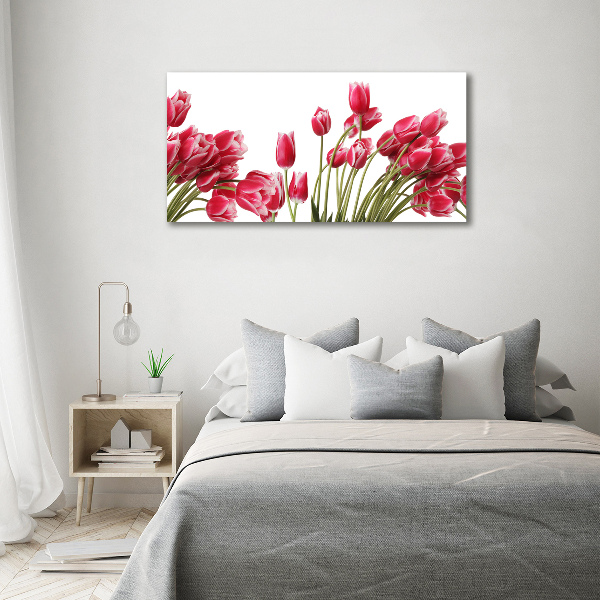 Bild auf leinwand Rote Tulpen
