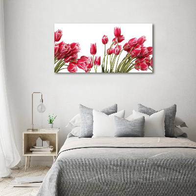 Bild auf leinwand Rote Tulpen