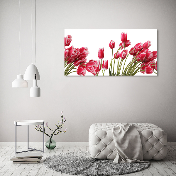 Bild auf leinwand Rote Tulpen