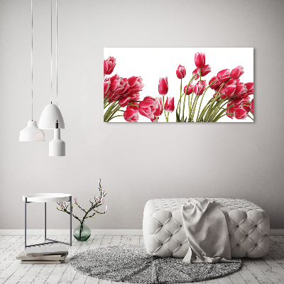 Bild auf leinwand Rote Tulpen