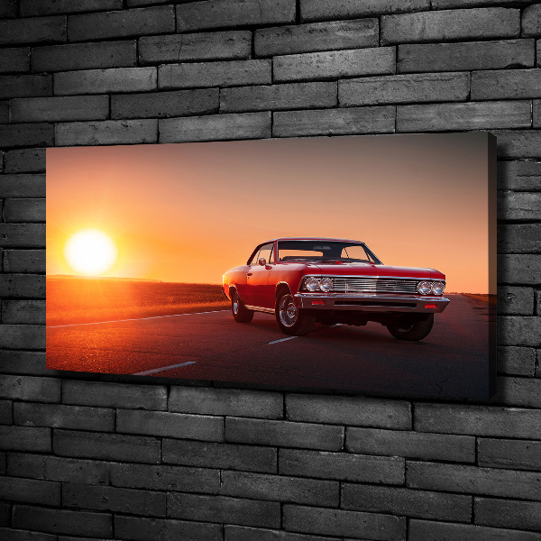 Bild auf leinwand Rotes Auto