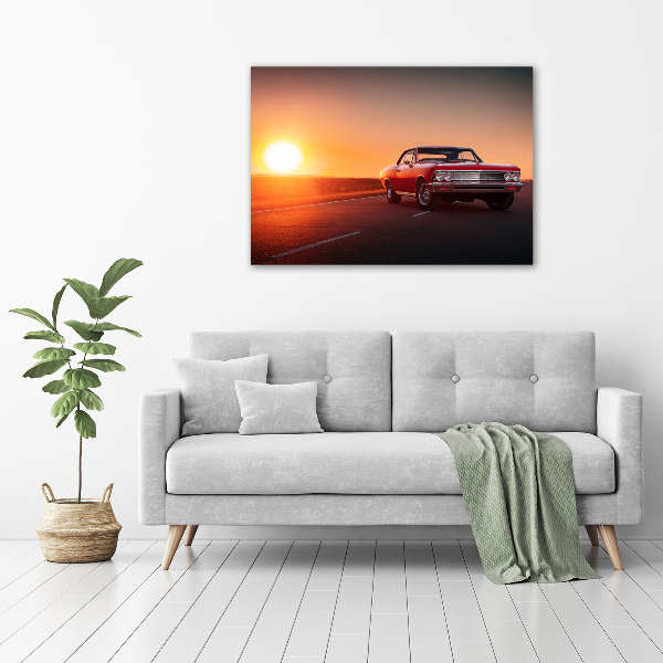 Bild auf leinwand Rotes Auto