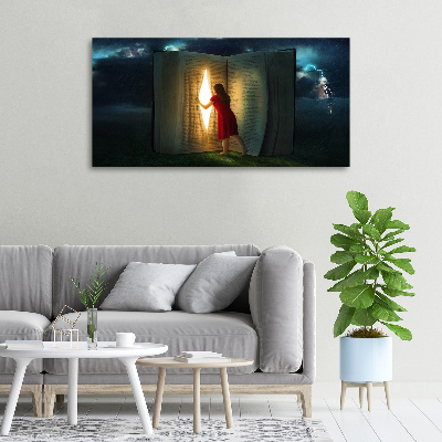 Bild auf leinwand Die Welt der Bücher