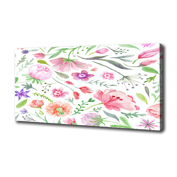 Bild auf leinwand Blumenmuster