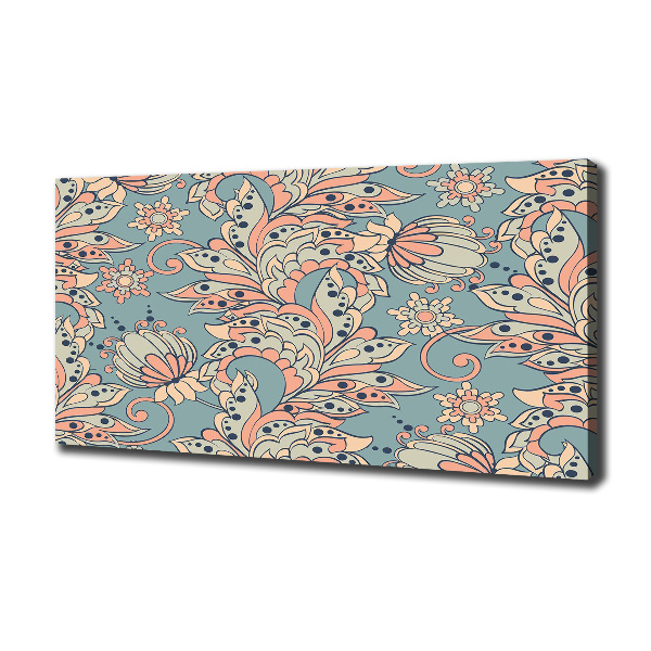 Bild auf leinwand Ethnische Blumen