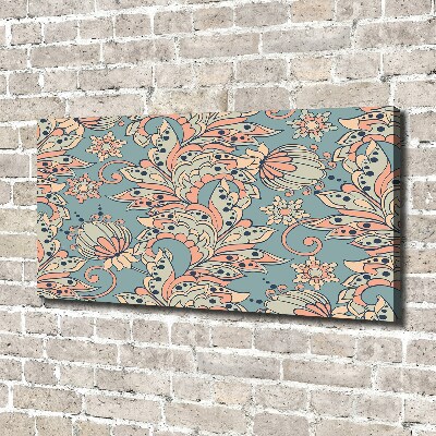 Bild auf leinwand Ethnische Blumen