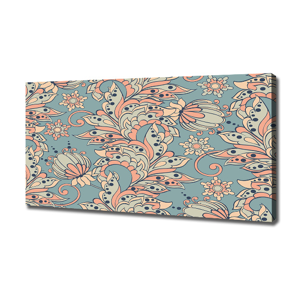 Bild auf leinwand Ethnische Blumen