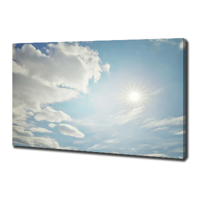 Bild auf leinwand Wolken am Himmel
