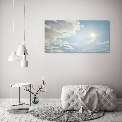 Bild auf leinwand Wolken am Himmel