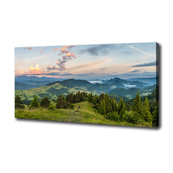 Fotobild Panorama der Pieniny-Berge