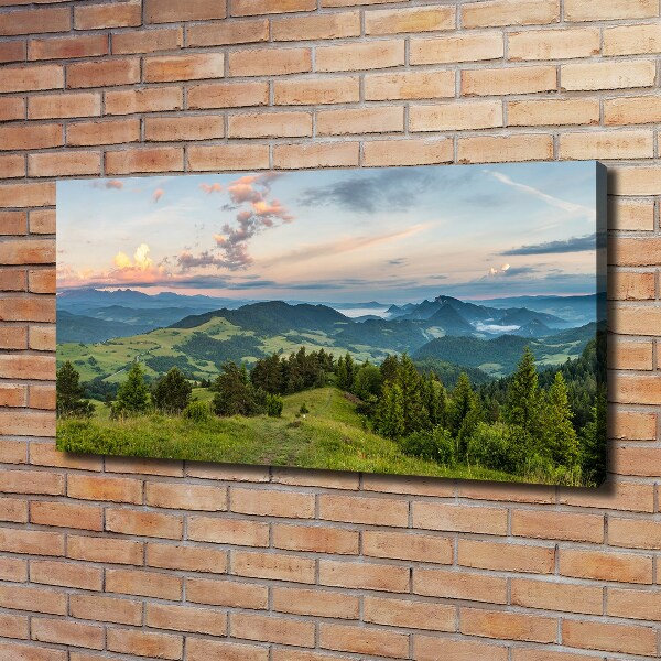Fotobild Panorama der Pieniny-Berge