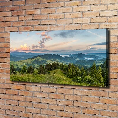 Fotobild Panorama der Pieniny-Berge