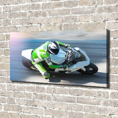 Bild auf leinwand Motorradrennen