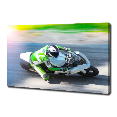 Bild auf leinwand Motorradrennen