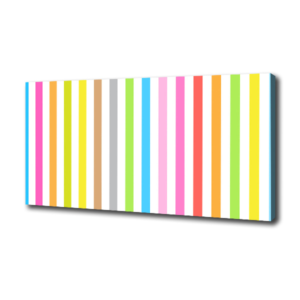 Bild auf leinwand Bunte Streifen