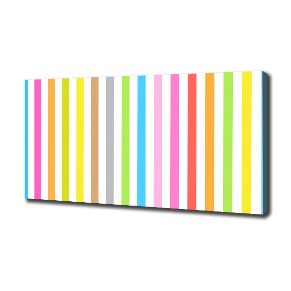 Bild auf leinwand Bunte Streifen