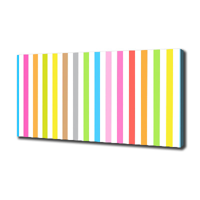 Bild auf leinwand Bunte Streifen