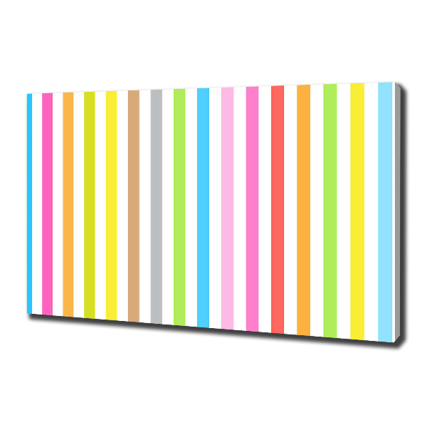 Bild auf leinwand Bunte Streifen