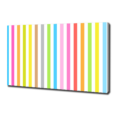 Bild auf leinwand Bunte Streifen